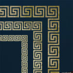 Greek Key Stencil ST51