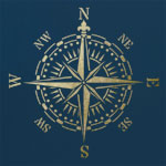 Victorian Compass Stencil ST62