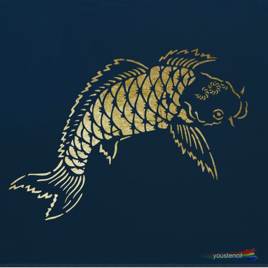 Koi Stencil: ST10