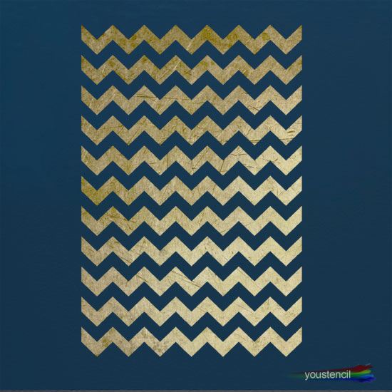 Chevron Stencil ST14