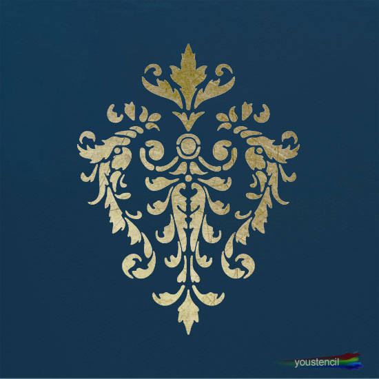 Damask Stencil #2 :ST19