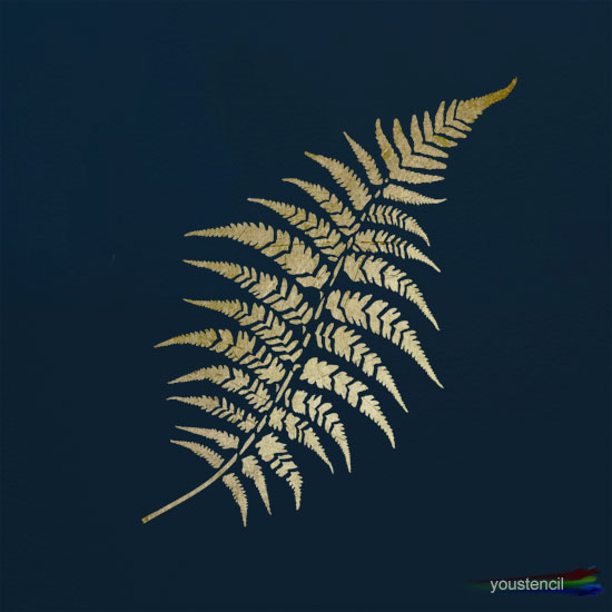 Fern Leaf Stencil: ST60